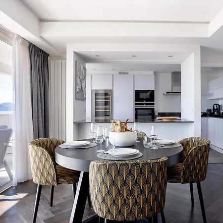 Apartment Panorama - Piscine, Vue Mer, Parking, Clim Cannes